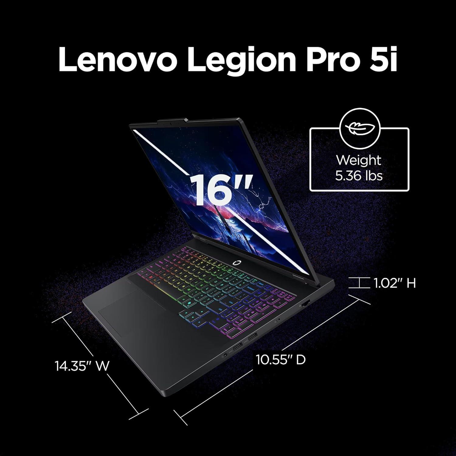 Lenovo Legion Pro 5i – KI-Workstation: Rendering-Monster, max. TGP/TDP